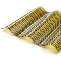Wellplatten Lichtplatten Acryl 3mm Sinus 76/18 Wabenstruktur bronze Plexiglas® 