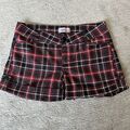 Masotti Shorts kariert rot schwarz Gr. M