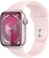 Apple Watch Series 9 45 mm Digital 396 x 484 Pixel Touchscreen Pink WLAN GPS