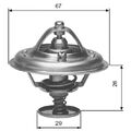 1x Thermostat, Kühlmittel GATES TH09180G1 passend für BMW FORD IVECO OPEL
