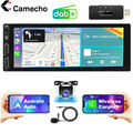 DAB+ 6,86" 1 DIN Android 13 Autoradio Carplay Navi WiFi Bluetooth USB RDS 64GB