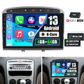 4G+64G Android 13 Apple Carplay Autoradio Für Peugeot 308 408 GPS DSP Navi +DAB