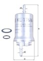 KNECHT KL 176/6D Kraftstofffilter für AUDI,SEAT,SKODA,VW