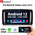 Für Mercedes Benz R-Klasse W251 2005-2017 Android12 Autoradio Carplay GPS 2+32GB