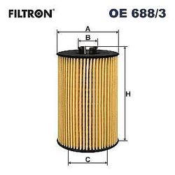 Filtron Ölfilter Oe688/3 für Audi Skoda VW MAN Seat A3 + Limo + Cabrio 2008->