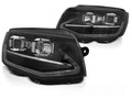 Scheinwerfer DRL LED Tagfahrlicht für VW T6 15-19 Dynamischer Blinker Schwarz