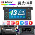 Android 13 DAB+ Carplay Autoradio 2+64G GPS Kam Für BMW 3er E46 Touring Rover 75