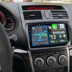 9" 2+32G Android 13 Autoradio CarPlay GPS WiFi DAB+ Für MAZDA 6 GH 2007-2013 KAM