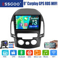 2+64G Android Autoradio Carplay GPS Navi RDS WIFI +KAM Für Hyundai i30 2006-2011