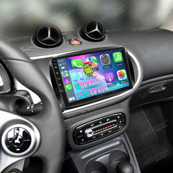 Für Smart Forfour Fortwo 453 ﻿Carplay Android 13 Autoradio GPS DSP WIFI 6G+128GB