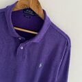 Ralph Lauren Poloshirt Größe XL X Large Herren Lila Classic Fit Kurzarm