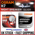 2x Osram H7 Nachtbrecher silberne Glühbirnen für Saab 9-3x 2.0 t BioPower XWD 02.09-