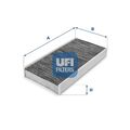 Innenraumfilter UFI 54.142.00 Aktivkohlefilter für PEUGEOT 407 SW C5 CITROËN HDi