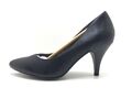 Tamaris Damen Halbschuh Pumps Absatzschuh High Heels Schwarz Gr. 38 (UK 5)