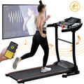 Laufband elektrisch 12 km/h LCD Display Puls Fitness Heimtrainer klappbar 100 kg