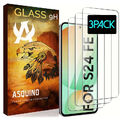 3x Echt Glas Für Samsung Galaxy S24 FE Panzerfolie Schutzglas Handy Hartglas 9H