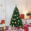 150cm Künstlicher Weihnachtsbaum mit klappbarem Ständer Tannenbaum Christbaum