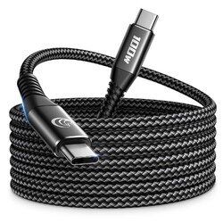 USB C Kabel 3M 100W PD 5A Schnellladekabel USB C auf USB C Kabel Lang Nylon