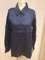 Damen Bluse blau marineblau NEU Gr. 36 38 40 42