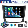 4+64G Android 13 Autoradio GPS KAM NAVI Für Mercedes Benz CLS E-Klasse W211 W219