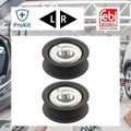 2x ORIGINAL® Febi Bilstein Umlenk-/Führungsrolle, Keilrippenriemen für Opel