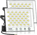 2x LED Fluter Baustrahler Außen Strahler Flutlicht Scheinwerfer Garten Lampe