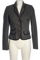 ZARA Kurz-Blazer Damen Gr. DE 36 hellgrau-schwarz Casual-Look