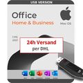 Microsoft Office 2021 Home and Business Vollversion | USB Installation | Mac OS