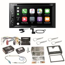 Pioneer AVH-Z3200DAB Carplay Bluetooth Digitalradio Einbauset für Audi TT 8J