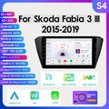 Für Skoda Fabia 3 III 2015-2019 Android 12 CarPlay Autoradio GPS Navi BT5.0 SWC