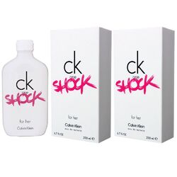 Calvin Klein CK One Shock for Her 2 x 200 ml Eau de Toilette EDT Set OVP NEU