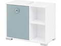 Badezimmerschrank unter dem Waschbecken Kimi, blau/weiß, 65,3 x 57,5 x 33 cm - B