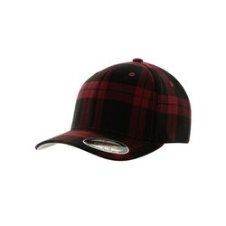 FLEXFIT ORIGINAL BASEBALL CAP Plaid Tartan Glen Check Karomuster Melange Kappe