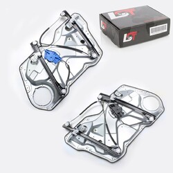 2x Fensterheber elektrisch Metallplatte vorne links rechts für SEAT TOLEDO II 1M