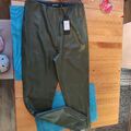 soaked in luxury Leggings Leder Optik, Khaki, 40, L, 