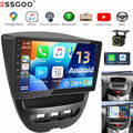 2+32G Android 13 Autoradio CarPlay BT KAM Für Toyota Aygo Citroen C1 Peugeot 107