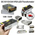 LED Netzteil Trafo DC 5V /12V /24V Schaltnetzteil Adapter Power Supply LED Strip