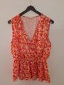 Only Damen Top Gr. S Rot/Orange