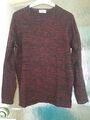 Herrn PULLOVER GR. M Rot Schwarz JACK UND JONES  Aus BAUMWOLLE 