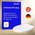 Duravit Universal Toilettendeckel Mit Absenkautomatik, WC Sitz Quick Release Für