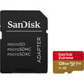 SanDisk Extreme microSDXC (SDSQXAA-128G-GN6MA), 128 GB, 190 MB/s, U3 / A2