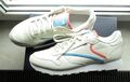 REEBOK CLASSIC LEATHER WOMEN ECHTLEDER SNEAKER FREIZEIT BEIGE ROSA BLAU 42 NEU 