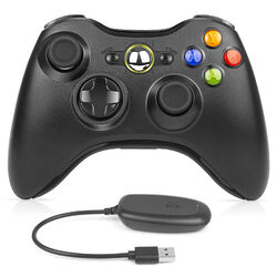 Neu Microsoft Xbox 360 Controller Gamepad Wireless Kabel PC Windows 11/10/8/7 DE