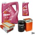 MAHLE Inspektionspaket 6L MANNOL 5W-30 Energy Combi LL für VW Transporter V