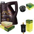 MANNOL 5L Extreme 5W-40 Motor-Öl+MANN-FILTER für Renault Megane II BM0/1_1.6 