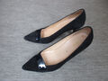 Gabor Leder Pumps Gr39  in  schwarz  Absatz 8cm