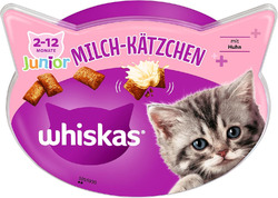 Whiskas Milch-Kätzchen Katzensnacks Für 2-12 Monate Junge Katzen, 8X55G (Packung