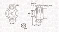 MAGNETI MARELLI Generator 063731811010 für AUDI SEAT SKODA VW