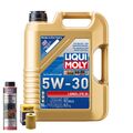 Motoröl 5W30 LIQUI MOLY Longlife Iii 5L+HENGST Ölfilter +Ölschlammspülung