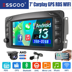 Android 13 Autoradio Carplay GPS Navi +Kam Für Mercedes Benz W203 Vito W639 W209